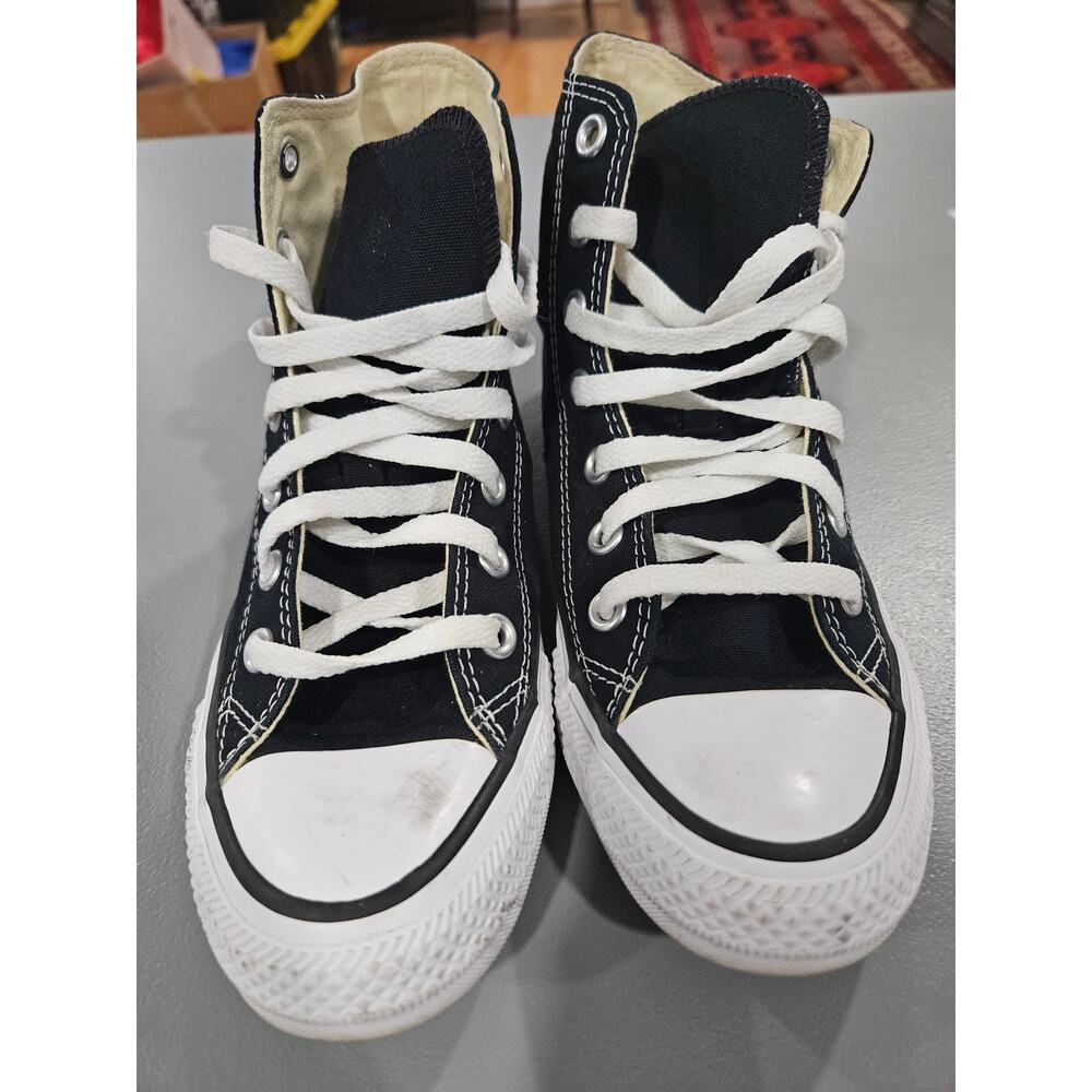 Converse Chuck Taylor All Star High Top Black Mens 5 Womens 7 M9160 - Picture 2 of 6